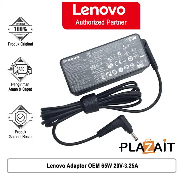 Lenovo Adaptor OEM 65W 20V-3.25A - 92P1107
