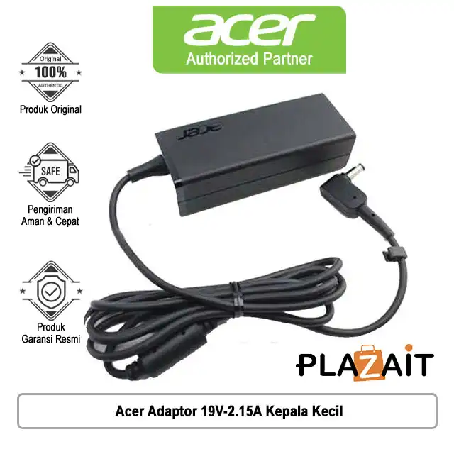 Acer Adaptor 19V-2.15A Kepala Kecil