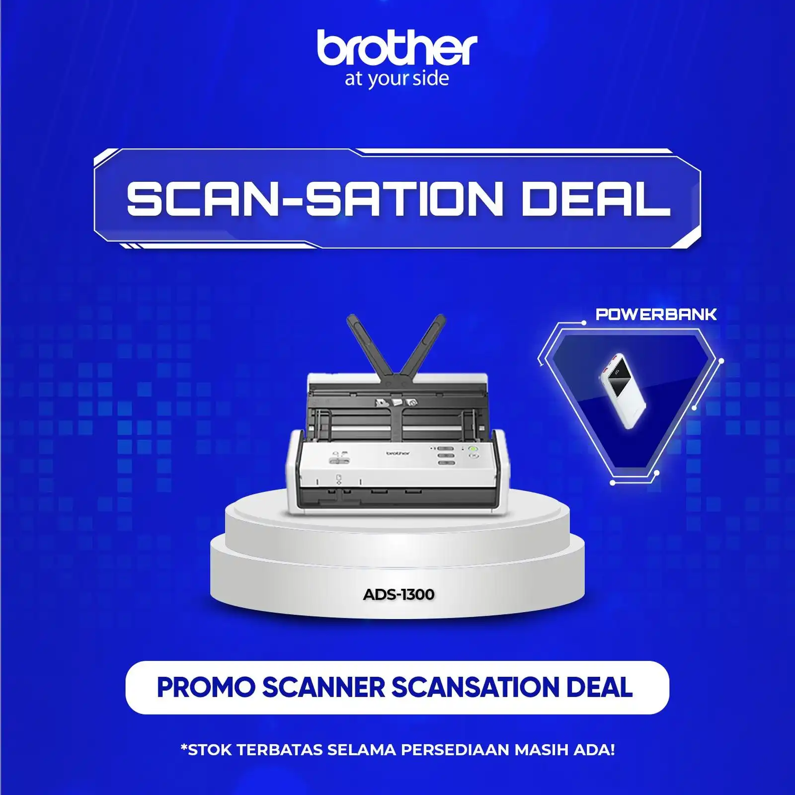 Brother Scanner ADS-1300 Portable Document