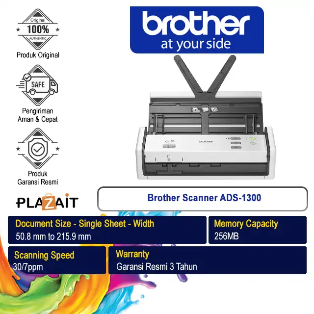 Brother Scanner ADS-1300 Portable Document