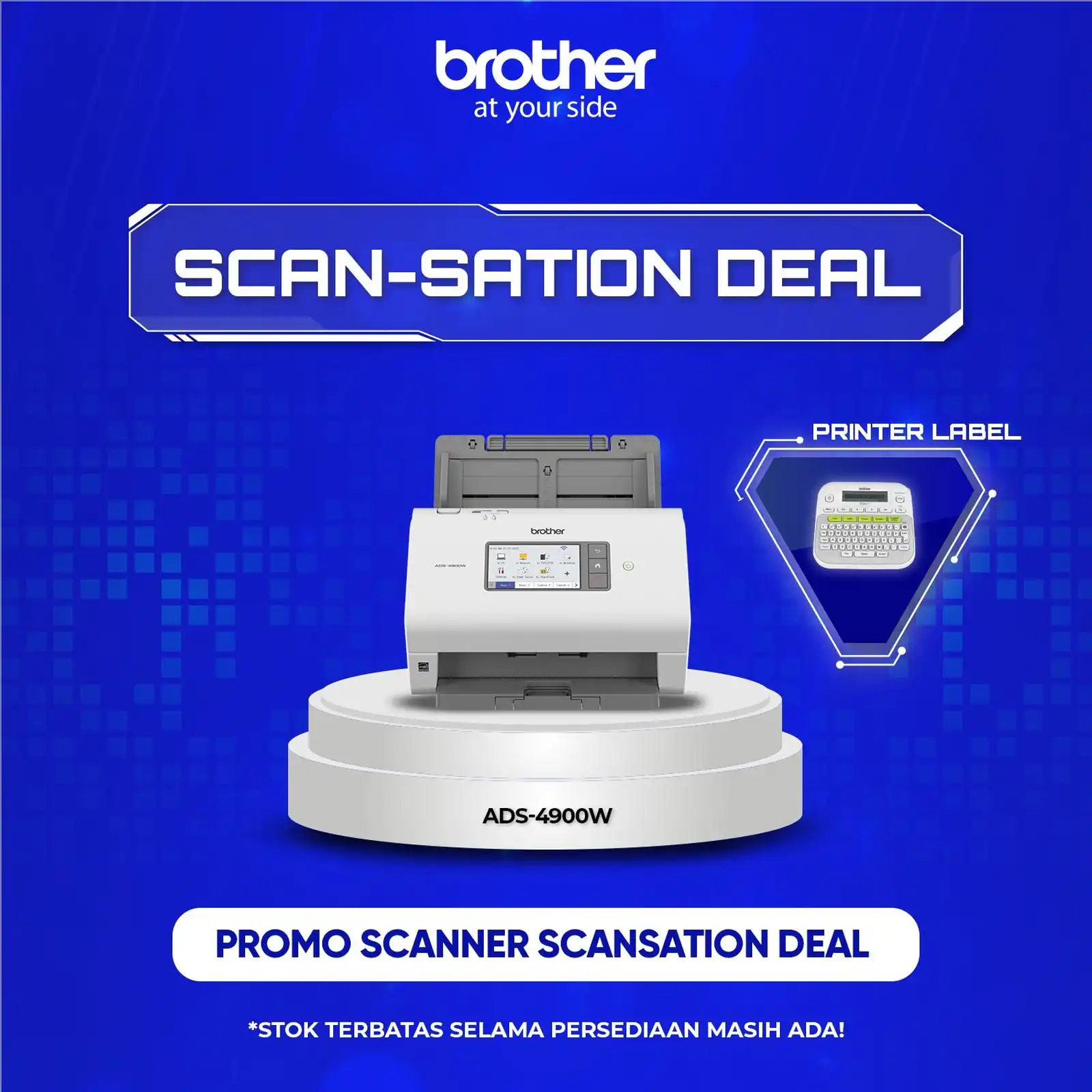Brother Scanner ADS-4900W Professional Desktop Document