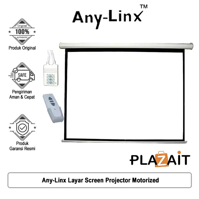 Any-Linx Layar Screen Projector Motorized