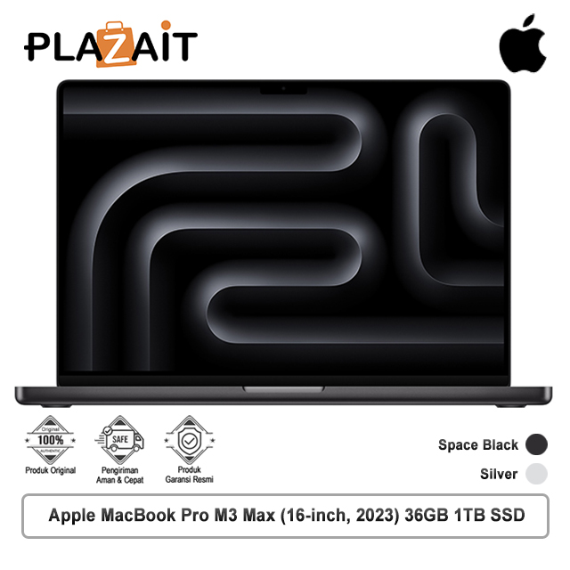 Apple MacBook Pro M3 Max (16-inch) 14‑core CPU and 30‑core GPU - 36GB, 1TB SSD