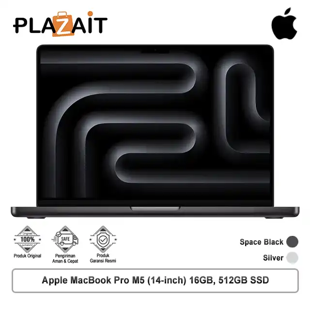 Apple MacBook Pro M5 (14-inch) 10-core CPU and 10-core GPU - 16GB, 512GB SSD