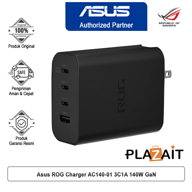 Asus ROG Charger AC140-01 3C1A 140W GaN