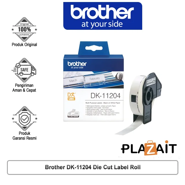 Brother DK-11204 Die Cut Label Roll