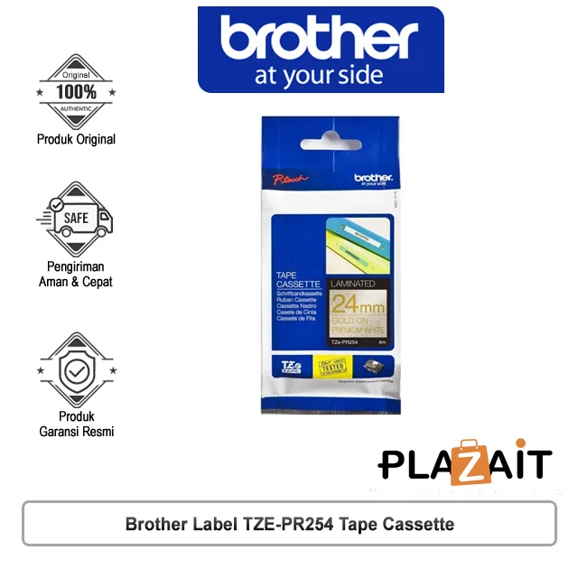Brother Label TZE-PR254 Tape Cassette