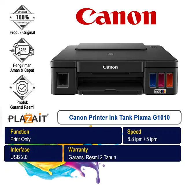 Canon Printer Ink Tank Pixma G1010 - Print Only