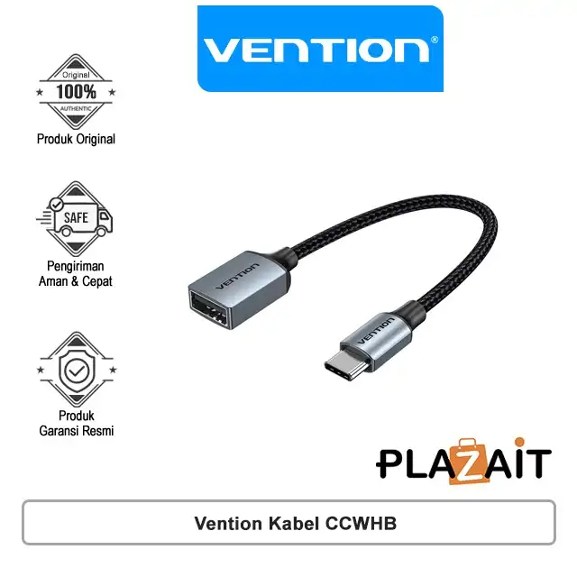 Vention Kabel USB-C to USB-A 2.0 Female OTG