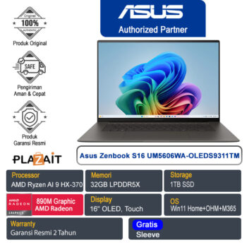 Asus Zenbook S16 UM5606WA-OLEDS9311TM