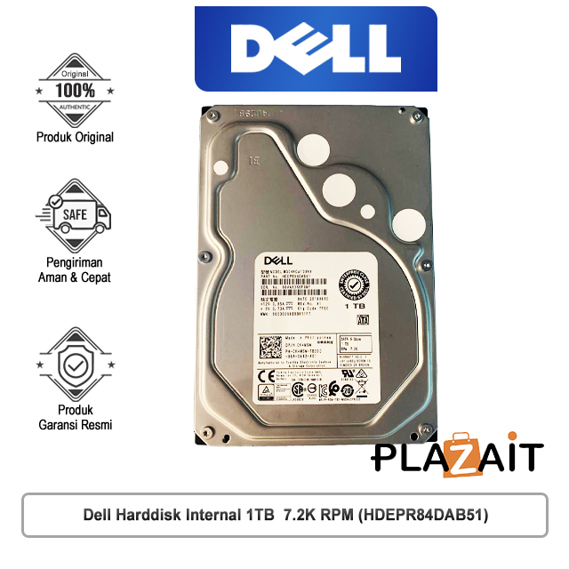 Dell Harddisk Internal 1TB  7.2K RPM (HDEPR84DAB51)