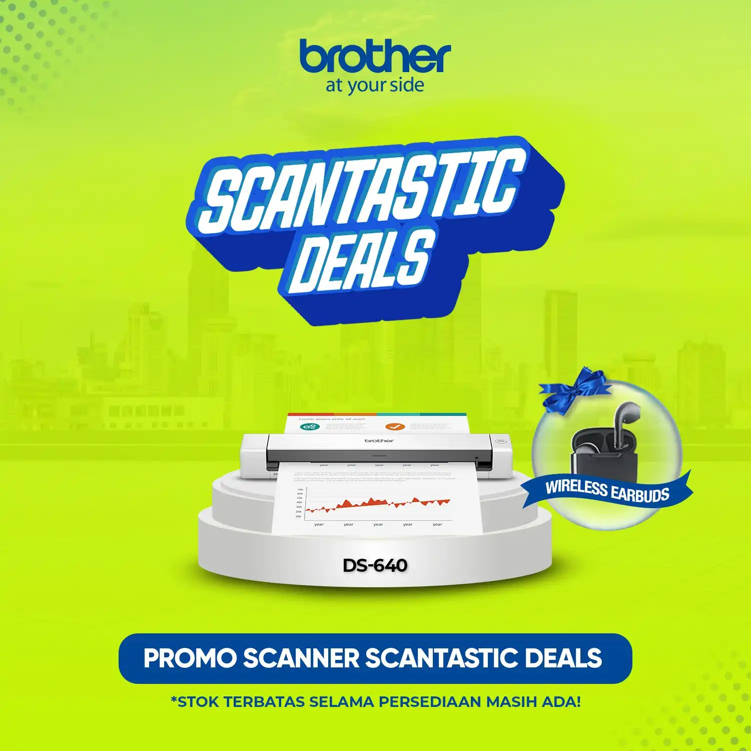 Brother Scanner DS-640 Mobile Color Document