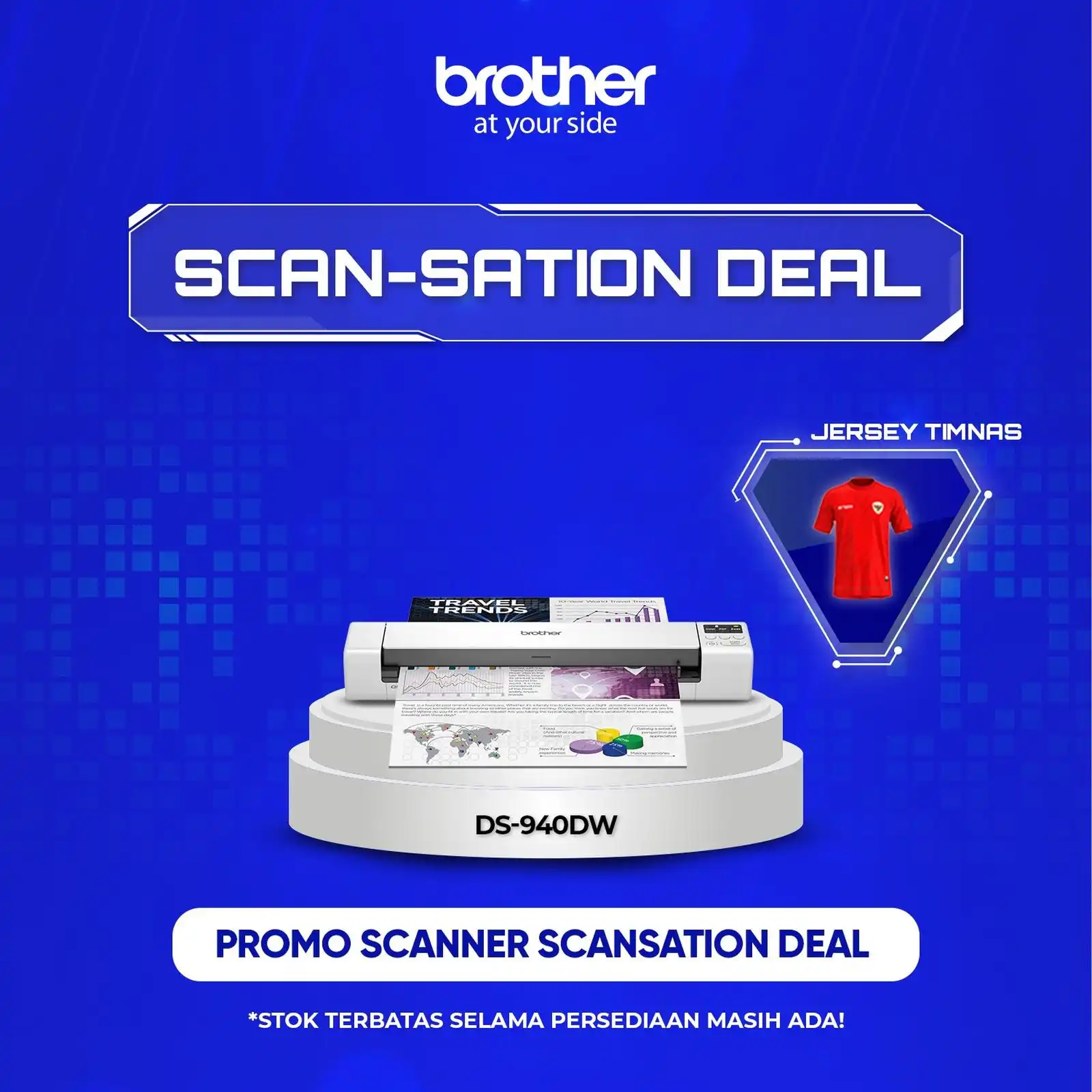 Brother Scanner DS-940DW Duplex and Wireless Mobile