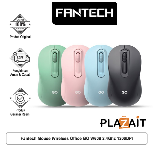Fantech Mouse Wireless Office GO W608 2.4Ghz 1200DPI