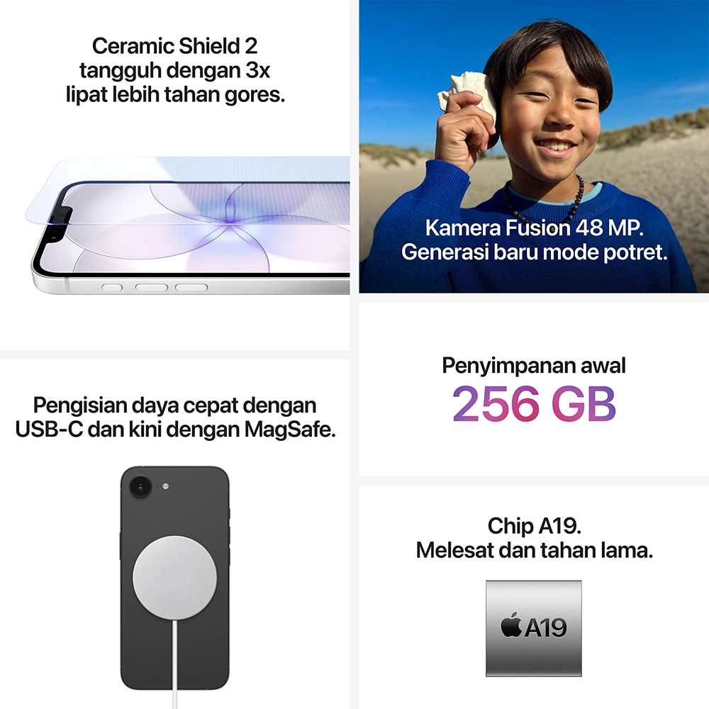 Apple Apple iPhone 17e Harga Rp 12.899.000 Toko Medan