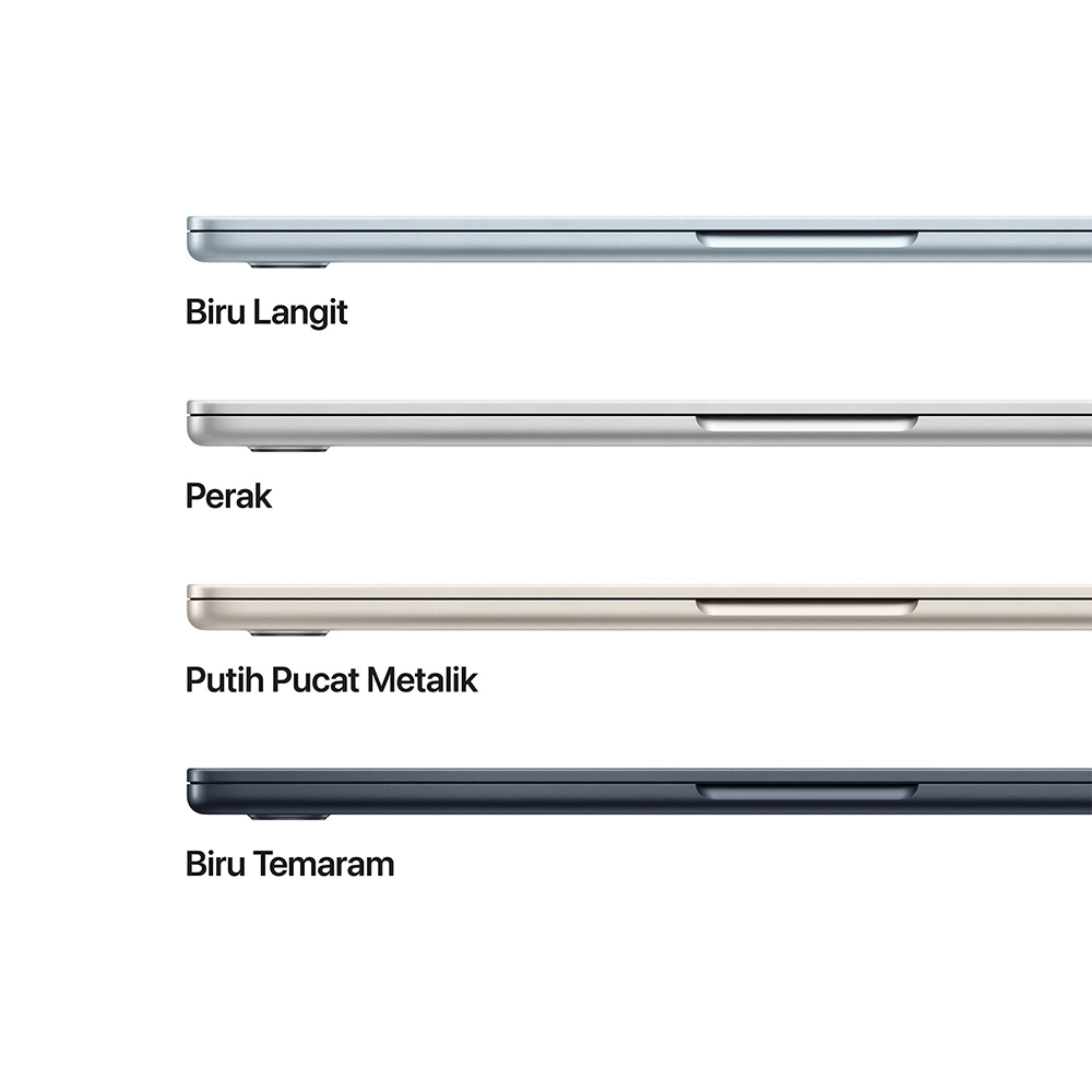 Apple Apple MacBook Air M5 (13-inch) 10-core CPU and 10-core GPU – 24GB, 1TB SSD Harga Rp 35.250.000 Toko Medan