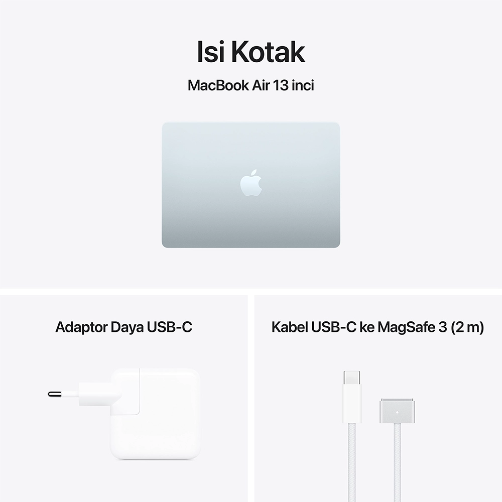 Apple Apple MacBook Air M5 (13-inch) 10-core CPU and 8-core GPU – 16GB, 512GB SSD Harga Rp 24.999.000 Toko Medan