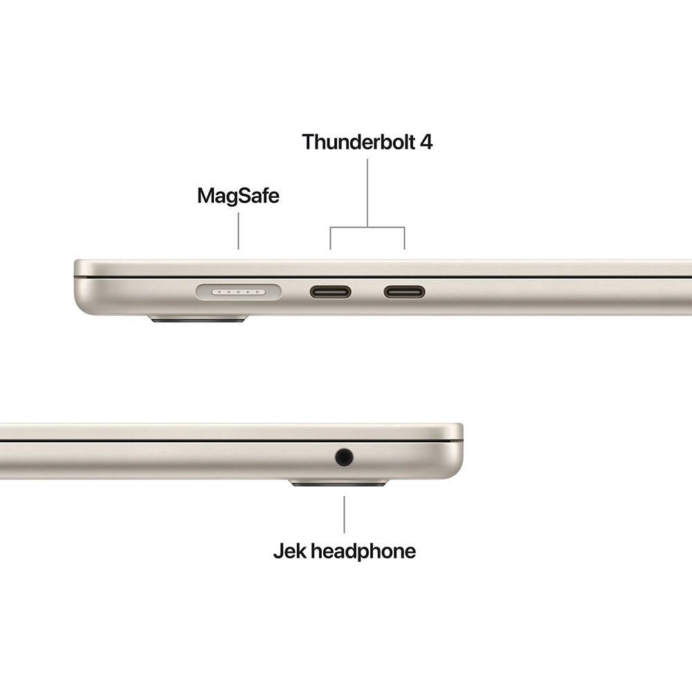 Apple Apple MacBook Air M5 (15-inch) 10-core CPU and 10-core GPU – 16GB, 1TB SSD Harga Rp 35.430.000 Toko Medan