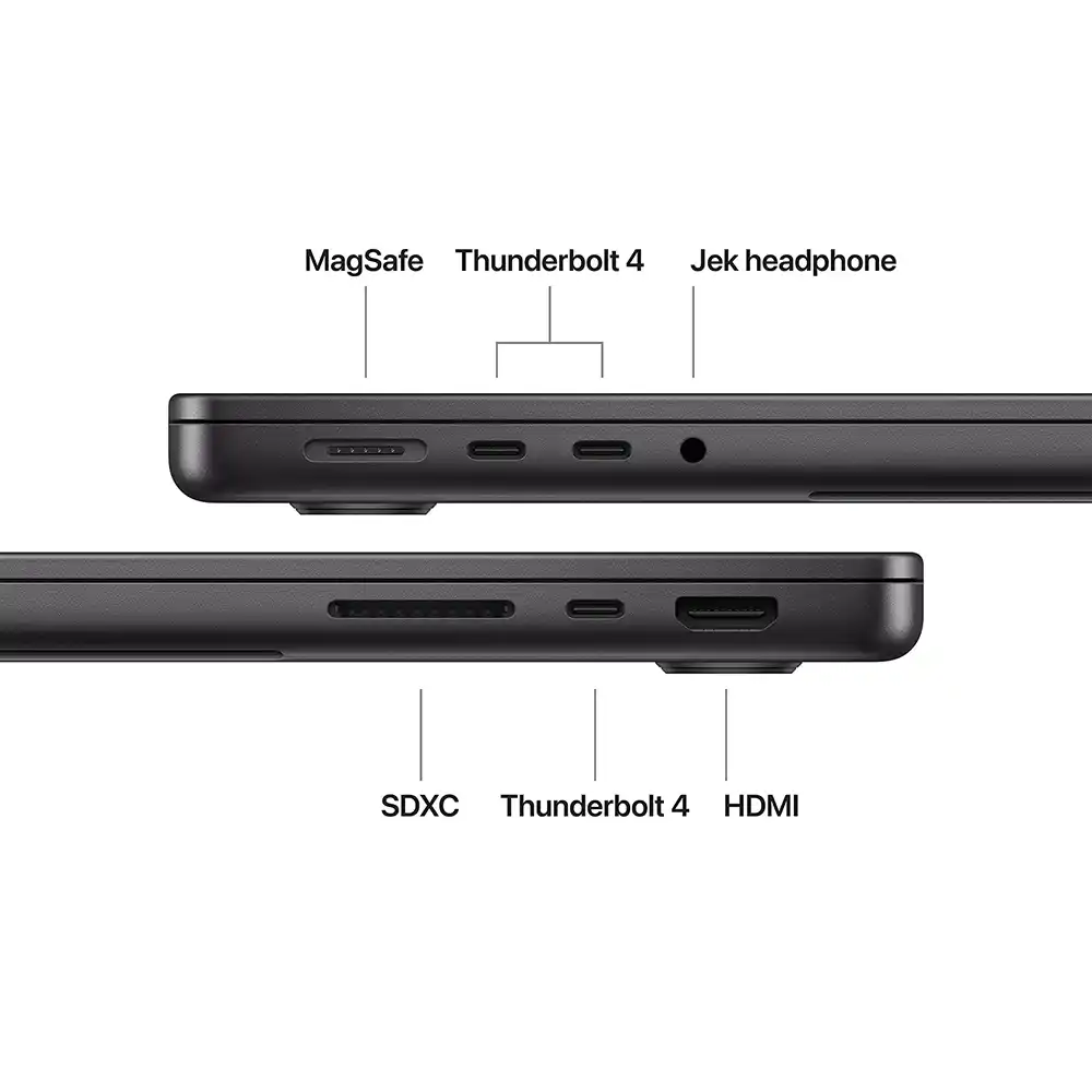 Apple Apple MacBook Pro M5 (14-inch) 10-core CPU and 10-core GPU - 32GB, 1TB SSD Harga Rp 46.999.000 Toko Medan