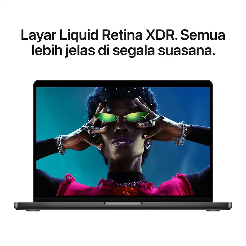 Apple Apple MacBook Pro M5 (14-inch) 10-core CPU and 10-core GPU - 32GB, 1TB SSD Harga Rp 46.999.000 Toko Medan