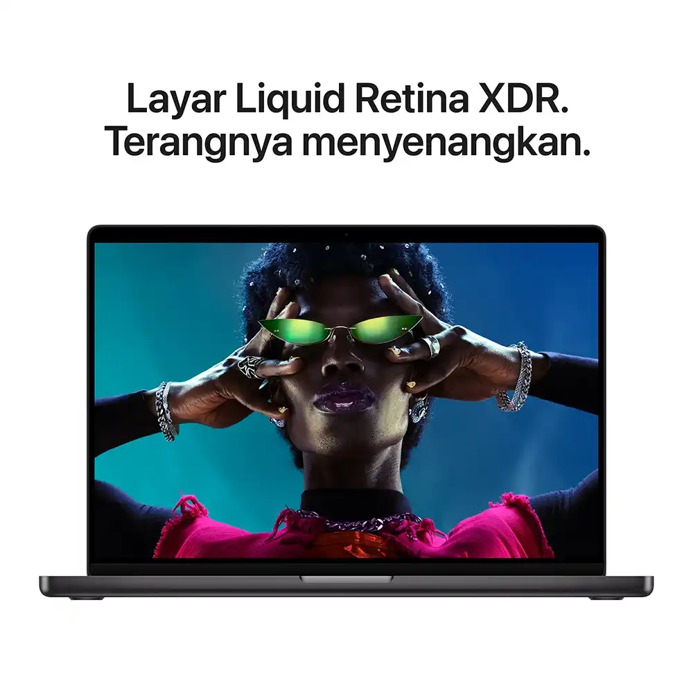 Apple Apple MacBook Pro M5 Pro (16-inch) 18-core CPU and 20-core GPU - 24GB, 1TB SSD Harga Rp 57.999.000 Toko Medan