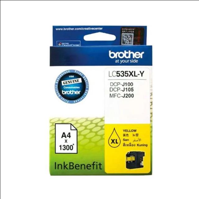 Brother Brother Tinta Ink Catridge LC-539XL Black LC-535XL Cyan-Magenta-Yellow Harga Rp 130.000 Toko Medan