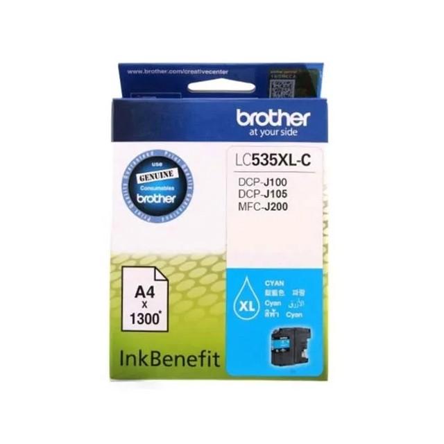 Brother Brother Tinta Ink Catridge LC-539XL Black LC-535XL Cyan-Magenta-Yellow Harga Rp 130.000 Toko Medan
