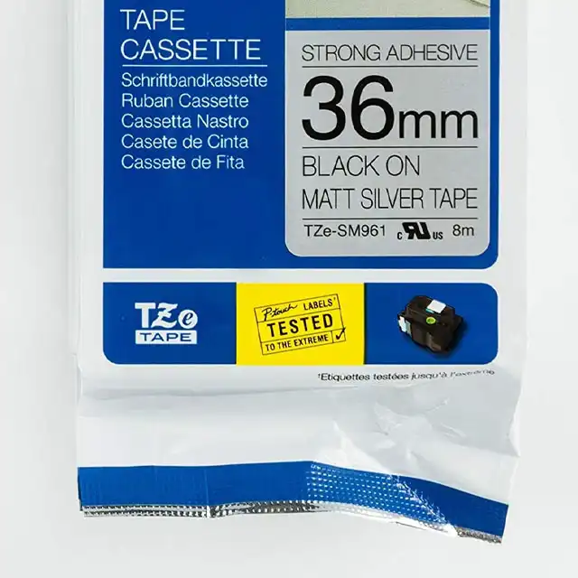 Brother Label Tape TZe-SM961 36mm Strong Adhesive Black On Silver - brother-label-tape-tze-sm961-36mm-black-on-silver-1759465634-511.webp