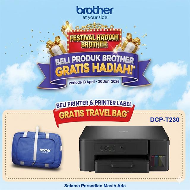 Brother Brother Printer Ink Tank DCP-T230 A4 - All In One (Print, Scan, Copy) Harga Rp 1.850.000 Toko Medan