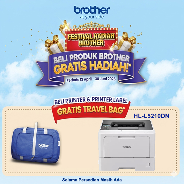 Brother Brother Printer Mono Laser HL-L5210DN A4 - Print Only Harga Rp 6.030.000 Toko Medan