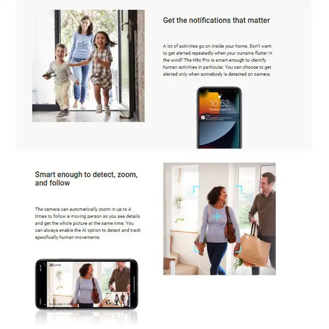 Ezviz Ezviz Camera H6C Pro 5MP Smart Home Camera Harga Rp 450.000 Toko Medan