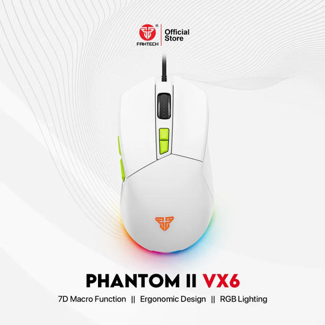 Fantech Fantech Mouse PHANTOM II VX6 Macro RGB Gaming Harga Rp 129.000 Toko Medan