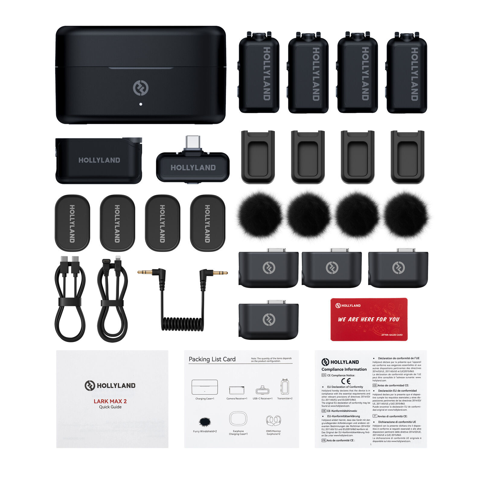 Hollyland Hollyland Lark Max 2 Combo - 4 Person Microphone Wireless Harga Rp 5.199.000 Toko Medan