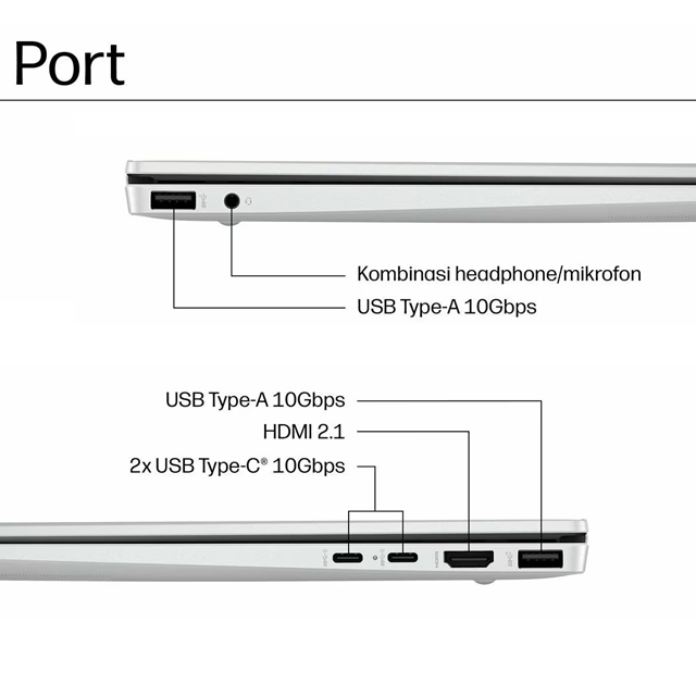 HP HP OmniBook 7 Aero 13-bg1777AU - BM7R2PA /AMD Ryzen AI 7-350/16GB/512GB SSD/AMD Radeon Graphics/13.3" WQXGA/Win 11 Home...