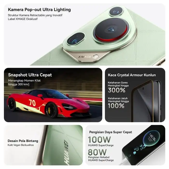 Huawei Huawei Pura 70 Ultra 16/512GB | 16/1TB - Garansi Resmi Harga Rp 20.580.000 Toko Medan
