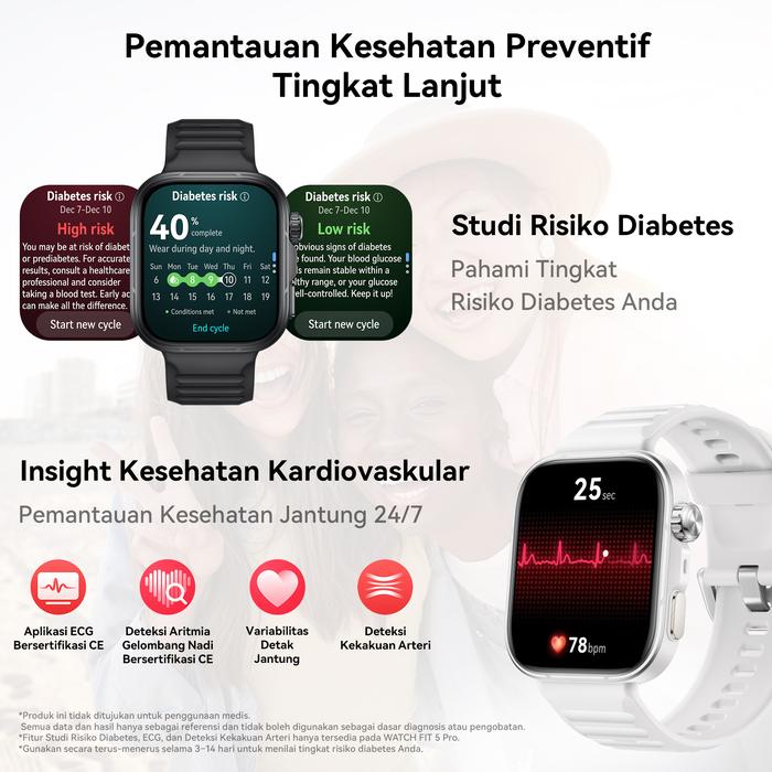 Huawei Huawei Watch Fit 5 Pro - SmartBand Smartwatch Harga Rp 3.699.000 Toko Medan
