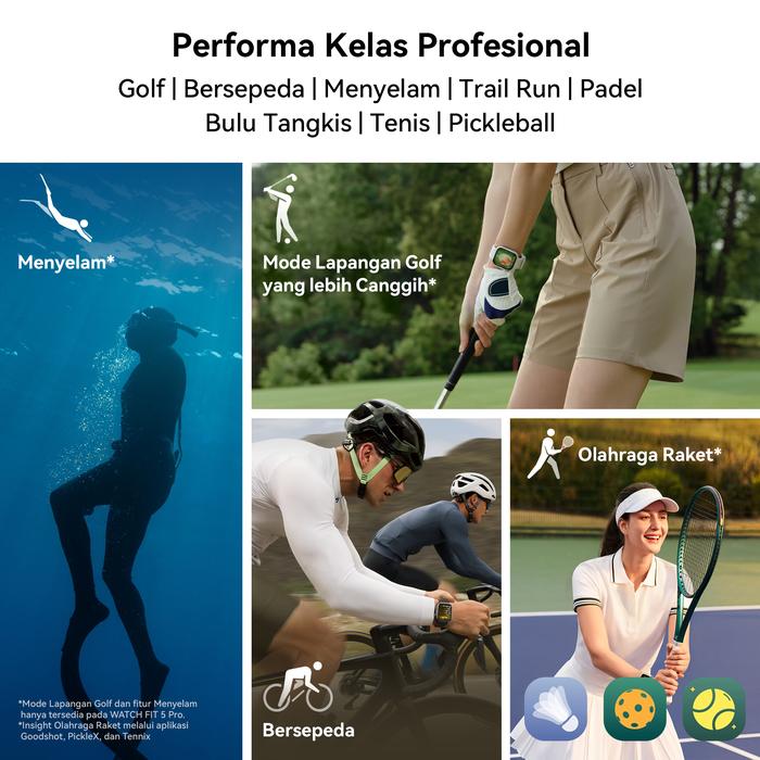 Huawei Huawei Watch Fit 5 Pro - SmartBand Smartwatch Harga Rp 3.699.000 Toko Medan