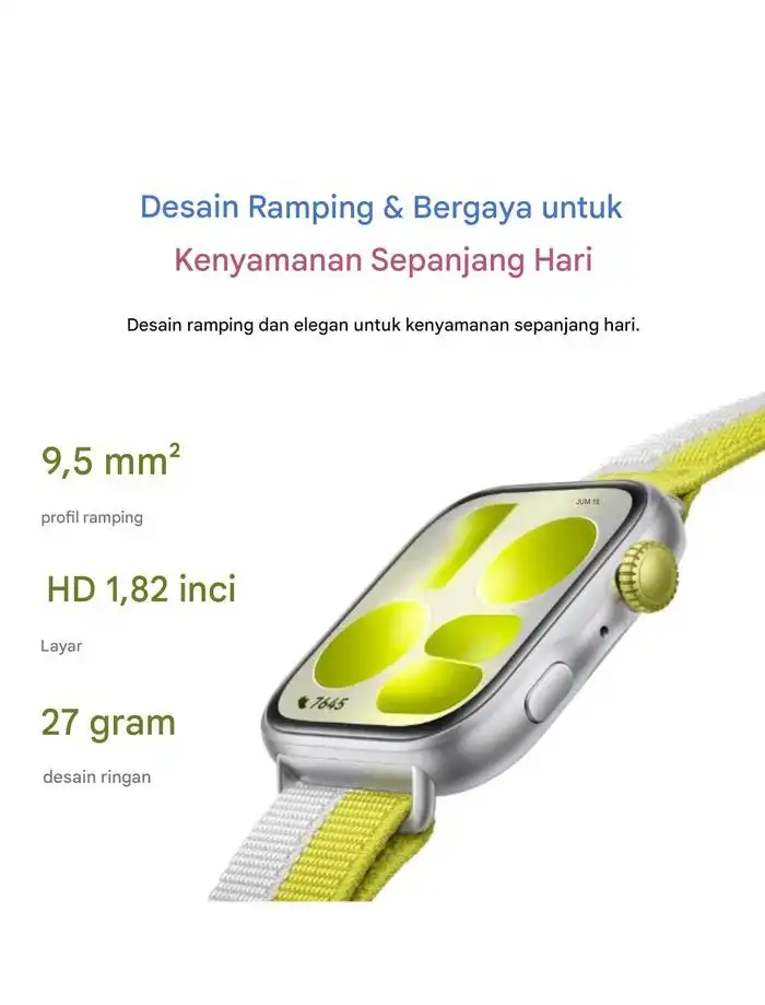 Huawei Huawei Watch Fit 5 - SmartBand Smartwatch Harga Rp 2.599.000 Toko Medan