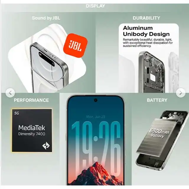 Infinix Infinix Note 60 5G 8GB/256GB - Garansi Resmi Harga Rp 3.860.000 Toko Medan