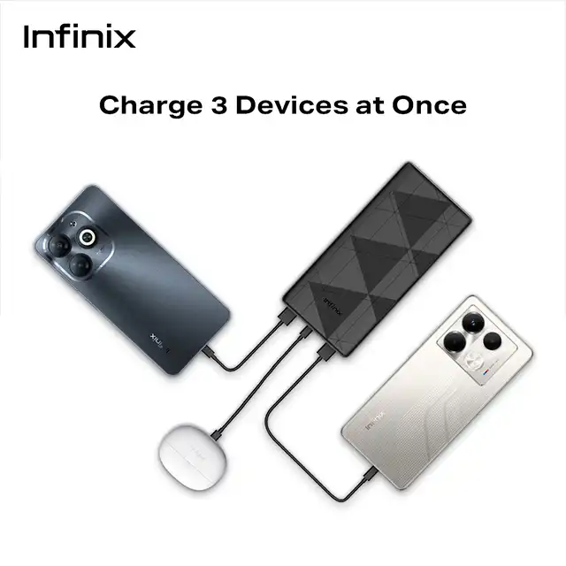 Infinix Infinix Power Bank XP10 | 10000mAh Two Way Super Fast Charging Type-C Harga Rp 149.000 Toko Medan