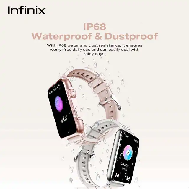 Infinix Infinix Smart Watch XBAND - XW4B - 1.57 Inch Full Touch HD - Battery 230 mAh - IP68 Harga Rp 369.000 Toko Medan
