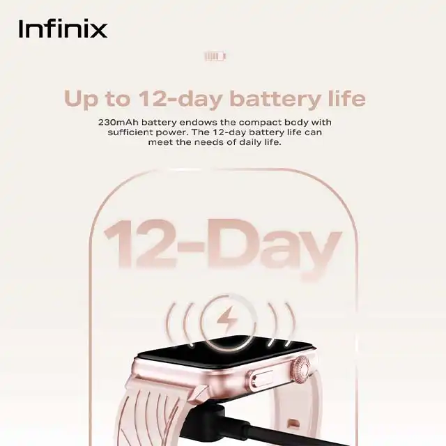 Infinix Infinix Smart Watch XBAND - XW4B - 1.57 Inch Full Touch HD - Battery 230 mAh - IP68 Harga Rp 369.000 Toko Medan