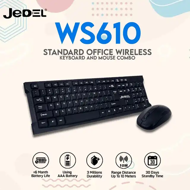 Jedel WS610 Keyboard & Mouse Combo Wireless - jedel-ws610-keyboard-mouse-combo-wireless-1759130083-660.webp