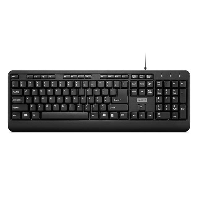 Lenovo Lenovo 160 Keyboard Wired | US English Red Harga Rp 99.000 Toko Medan