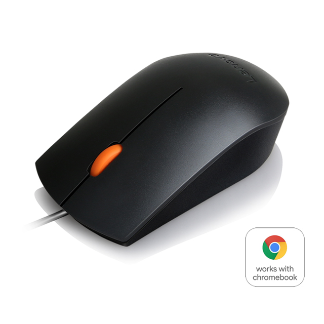 Lenovo Lenovo 300 Mouse Wired USB | Black Black Harga Rp 85.000 Toko Medan
