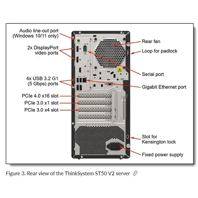 Lenovo ThinkSystem ST50 V2 Xeon E-2324G 16GB 1TB SATA DVDRW Server 3Y - lenovo-thinksystem-st50-v2-xeon-e-2324g-16gb-1tb-sata-dvdrw-server-3y-1761562039-278.webp