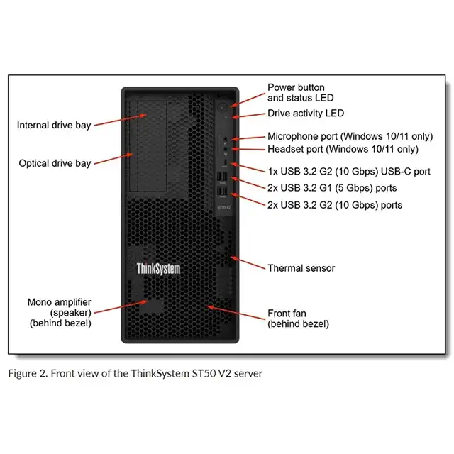 Lenovo ThinkSystem ST50 V2 Xeon E-2324G 16GB 1TB SATA DVDRW Server 3Y - lenovo-thinksystem-st50-v2-xeon-e-2324g-16gb-1tb-sata-dvdrw-server-3y-1761562039-474.webp