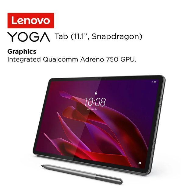 Lenovo Lenovo Yoga Tab - ZAG60275ID /Qualcomm Snapdragon 8/12GB/256GB/Qualcomm Adreno/11.1" 3.2K Touch/Android 15/Seashell...