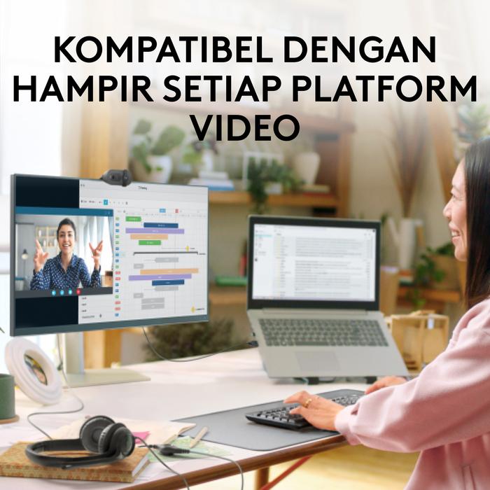 Logitech Logitech Brio 105 Webcam Bisnis Full HD, Auto-Light Balance, Privacy Shutter Harga Rp 555.000 Toko Medan