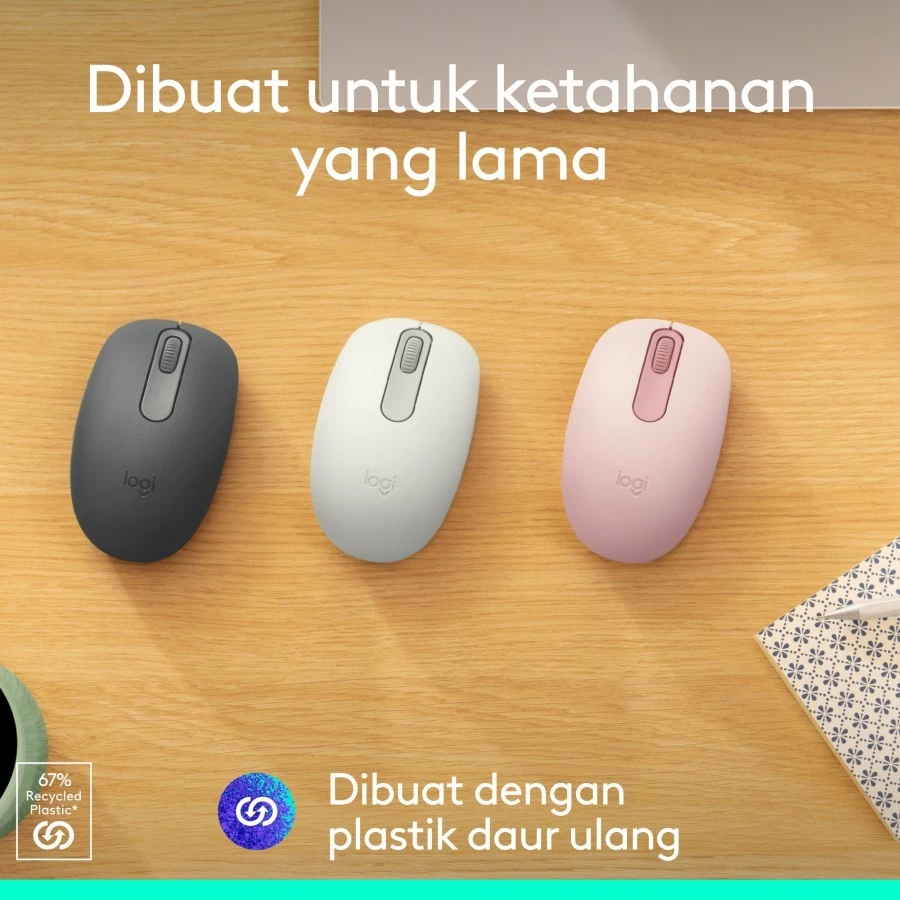 Logitech Logitech M196 Mouse Wireless Bluetooth, Kompatibel Dengan PC dan Mac Blue Harga Rp 200.000 Toko Medan